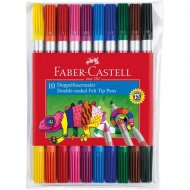 Beidseitiger, auswaschbarer Filzstift 10er-Set - Faber-Castell