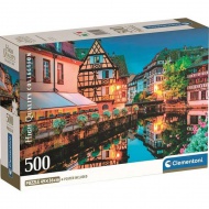 Beleuchtete Stadt HQC 500-teiliges Compact-Puzzle - Clementoni