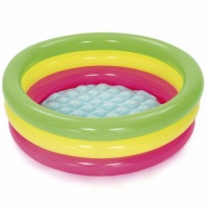 Bestway: Swim Squad™ dreiringiges Babyplanschbecken Ø 70 x 24 cm