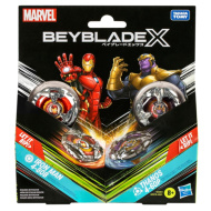 Beyblade X Marvel Collab: Iron Man vs. Thanos 4-80B X Venom 4-60B Spielset - Hasbro