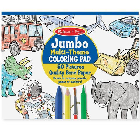 Blauer Jumbo-Malblock - Melissa &amp; Doug