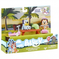 Bluey: Bluey und Bingo Rollerspaß Figuren-Set