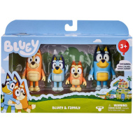 Bluey: Familienset mit 4 Charakterfiguren