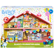 Bluey: Festliches Familienhaus Spielset mit feierlicher Bluey-Figur