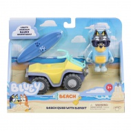 Bluey: Strand Quad Spielset mit Bandit Figur