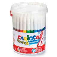 Bravo abwaschbare Filzstift-Set 60 Stück - Carioca