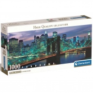 Brooklyn Brücke 1000-teilige Panorama-Puzzle 98x33cm - Clementoni