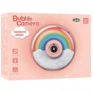 Bubble-Kamera: Regenbogen-Seifenblasen-Kamera mit Licht und Ton