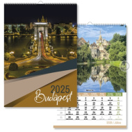 Budapest 2025 Wandkalender 21x30cm