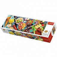 Bunte Bonbons 1000-teilige Panorama-Puzzle - Trefl