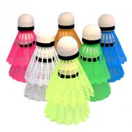 Buntes 12er Federball-Set