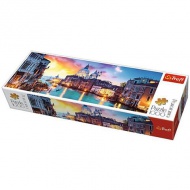 Canal Grande Hauptkanal, Italien Panorama Puzzle 1000 Teile - Trefl