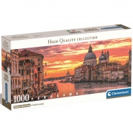 Canal Grande, Venedig 1000-teiliges HQC Panorama-Puzzle 98x33cm - Clementoni