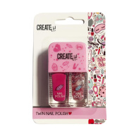 Canenco: Create It! rosa Nagellack 2er-Set