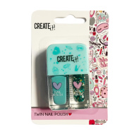 Canenco: Create It! türkisfarbener Nagellack 2er-Set