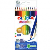 Carioca: Aquarell malbare Buntstifte Set 12 Stück