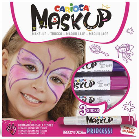 Carioca Maskup: Prinzessin Gesichtsmalset mit 3 Farben