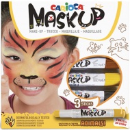 Carioca Maskup: Tigergesichts-Malset mit 3 Farben