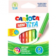 Carioca: Mini Tita bruchsicheres Buntstift-Set 12 Stück