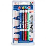 Carioca Whiteboard Tafelmarker-Set 2,8mm 4 Stück