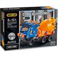 City Building: Zerlegbarer Betonmischer LKW 81-teiliges Set