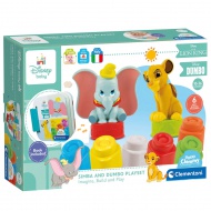 Clemmy: Disney-Klassiker 6-teiliges weiches Baustein-Set mit Buch und Figuren - Clementoni