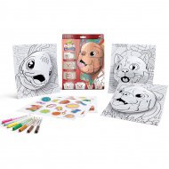 Crayola: POPs 3D-Beschäftigungs-Malbuch - Haustiere