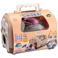 Cute Pet Welpen im Tragekorb 12-teiliges Spielset