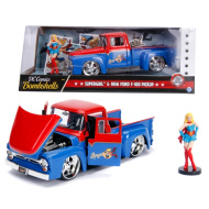 DC Comics Bombshells - Supergirl: 1956 Ford F-100 Pickup Metall-Automodell 1/24 - Simba Toys