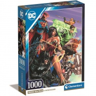 DC Comics: Die Gerechtigkeitsliga 1000-teilige Compact-Puzzle 50x70cm - Clementoni