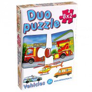 DUO Puzzle SOS Fahrzeuge - D-Toys