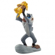 Der König der Löwen Rafiki mit dem jungen Simba Spielfigur - Bullyland