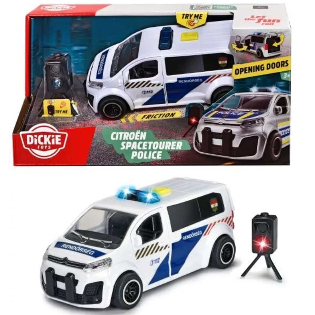 Dickie SOS Serie: Citroen SpaceTourer Polizeiauto mit Radargerät - Simba Toys