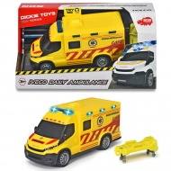 Dickie Toys: Ungarischer Rettungswagen mit Licht und Sound 1/38 - Simba Toys