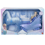 Die Eiskönigin: Elsa und Nokk mit Eisschlitten - Mattel