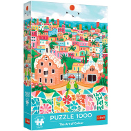 Die Kunst der Farben, Barcelona 1000-teiliges Premium-Puzzle - Trefl