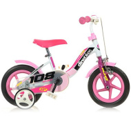 Dino Sport 108 rosa-weiß Kinderfahrrad in Größe 10 - Dino Bikes Fahrrad