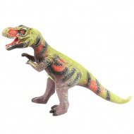 Dino World: Tyrannosaurus Rex Dinosaurierfigur aus Vinyl mit Geräuschfunktion und Baumwollfüllung, 35 cm