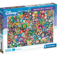 Disney+Charaktere 1000-teiliges unmögliches Puzzle - Clementoni