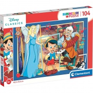 Disney Pinocchio 104-teiliges Super Puzzle - Clementoni