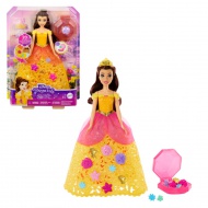 Disney Prinzessinnen: Blumenzauber Belle Puppe mit Zubehör - Mattel