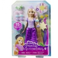 Disney Prinzessinnen: Rapunzel Zauberhaar Prinzessin Puppe mit Zubehör - Mattel