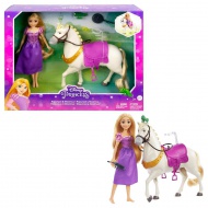 Disney Prinzessinnen Rapunzel und Maximus Figuren - Mattel