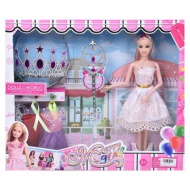 Dolls World: Modepuppe mit Zepter und Tiara