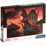 Dungeons &amp; Dragons: Roter Drache HQC 1000-teiliges Puzzle - Clementoni