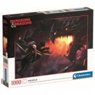 Dungeons &amp; Dragons: Schwarzer Drache HQC 1000-teilige Puzzle - Clementoni