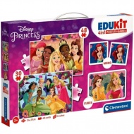 Edukit: Disney Prinzessinnen 4-in-1 Spielesammlung - Clementoni