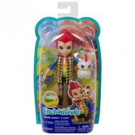 Enchantimals Edward Rooster Figur und Cluck Hahn Tierfigur - Mattel