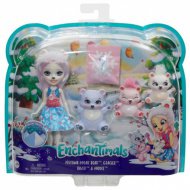 Enchantimals: Pristina Polar Bear &amp; Glacier Spielset mit kleinen Tieren - Mattel