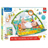 Entdecke! Tier-Spielmatte mit Zubehör 61x82cm - Clementoni Baby